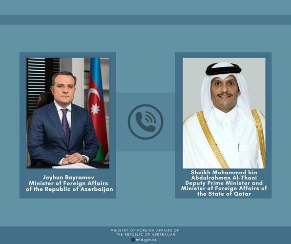 Azerbaijani and Qatari FMs hold phone conversation