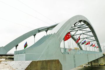 Construction of railway bridge near Khirdalan circle completed - PHOTO