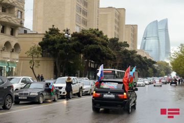 Auto rally held in Baku on the occasion of liberation of Lachin from occupation  - PHOTOSESSION