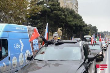 Auto rally held in Baku on the occasion of liberation of Lachin from occupation  - PHOTOSESSION