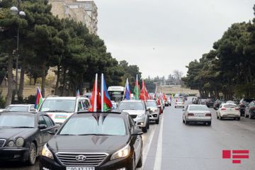Auto rally held in Baku on the occasion of liberation of Lachin from occupation  - PHOTOSESSION