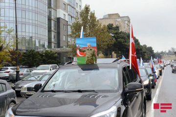 Auto rally held in Baku on the occasion of liberation of Lachin from occupation  - PHOTOSESSION