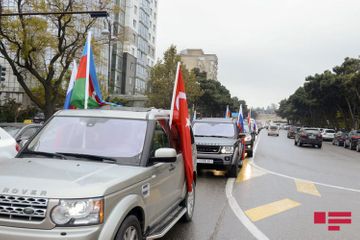Auto rally held in Baku on the occasion of liberation of Lachin from occupation  - PHOTOSESSION