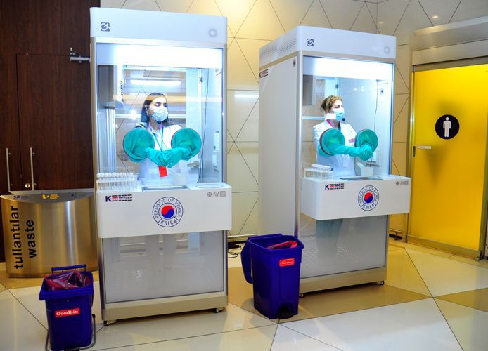 Korea donates mobile COVID-19 testing kiosk to Azerbaijan