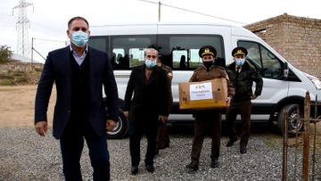 Employees of Sport-Health Centre of Azerbaijani MES visit families of martyrs 