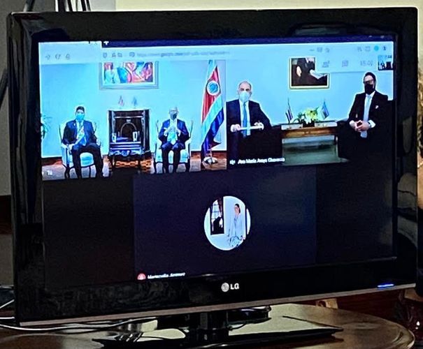 Azerbaijani Ambassador presents his credentials to Costa-Rica President