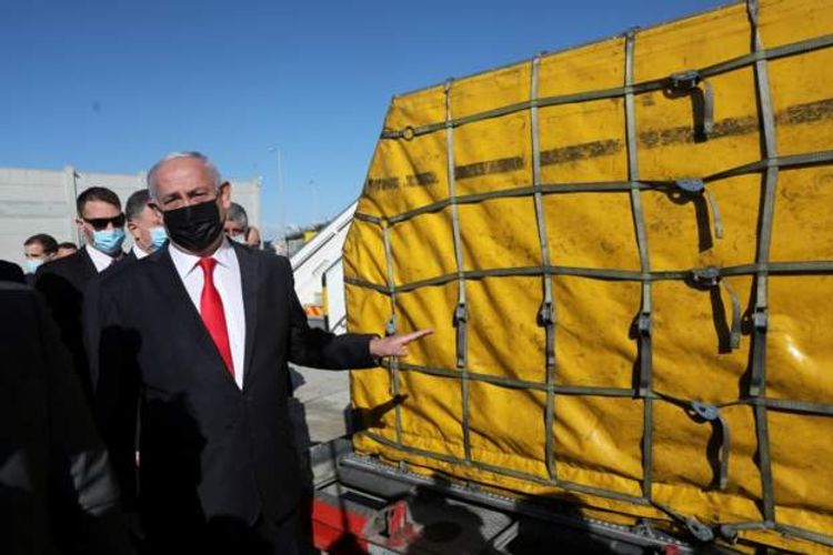 Israel PM vows to take Pfizer vaccine as first doses arrive