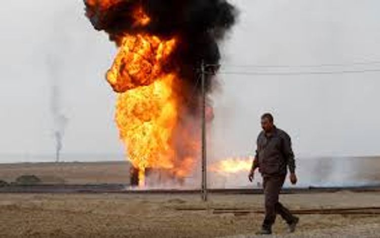 Two small Iraqi oil wells set ablaze in 'terrorist attack', ministry says