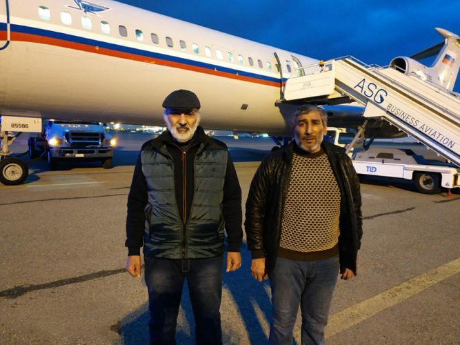 President Ilham Aliyev ensures release of Shahbaz Guliyev and Dilgam Askerov from Armenian captivity and bringing to Azerbaijan - PHOTO