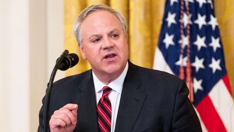 US Secretary of Interior Bernhardt tested positive for COVID-19