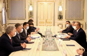 Turkish FM met with Ukraine's President 