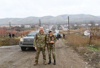 President Ilham Aliyev and first lady Mehriban Aliyeva visited Gubadli and Zangilan districts  - UPDATED