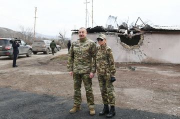 President Ilham Aliyev and first lady Mehriban Aliyeva visited Gubadli and Zangilan districts  - UPDATED