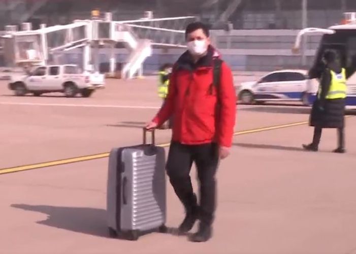 Turkish plane carrying evacuees from China's Wuhan arrives in Ankara - VIDEO
