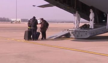 Turkish plane carrying evacuees from China's Wuhan arrives in Ankara - VIDEO