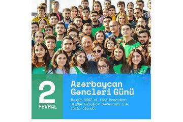 First Vice President Mehriban Aliyeva congratulates the youth