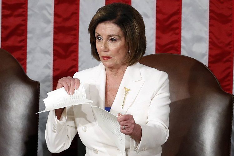 Pelosi ripped up Trump's State of the Union address