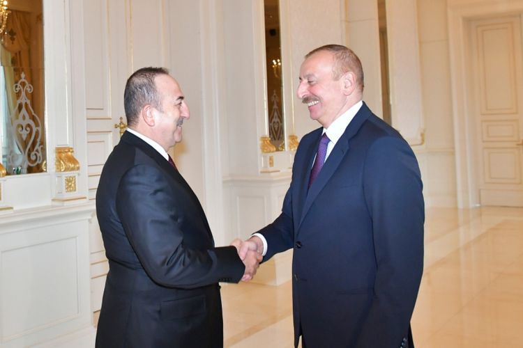 President Ilham Aliyev receives Turkish Foreign Minister Mevlut Cavusoglu - UPDATED