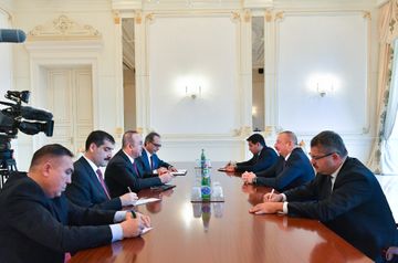 President Ilham Aliyev receives Turkish Foreign Minister Mevlut Cavusoglu - UPDATED