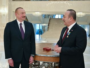 President Ilham Aliyev receives Turkish Foreign Minister Mevlut Cavusoglu - UPDATED