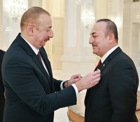 President Ilham Aliyev receives Turkish Foreign Minister Mevlut Cavusoglu - UPDATED
