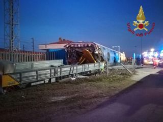 Two dead as train derails near Milan