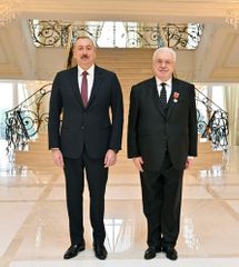 President Ilham Aliyev presented "Sharaf" Order to Mikhail Gusman - UPDATED