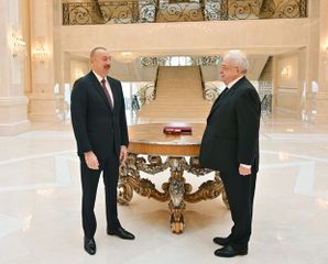 President Ilham Aliyev presented "Sharaf" Order to Mikhail Gusman - UPDATED