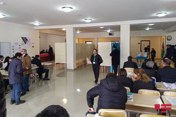 AJF&Associates, Inc. conducts exit poll at the 2nd polling station of the 15th Yasamal first constituency