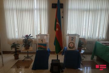 Khankendi residents cast their votes in parliamentary election