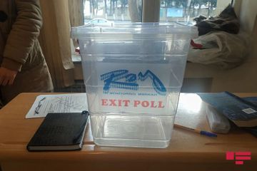 Khankendi residents cast their votes in parliamentary election