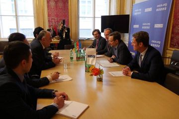 Foreign Minister Elmar Mammadyarov met with the OSCE Secretary General