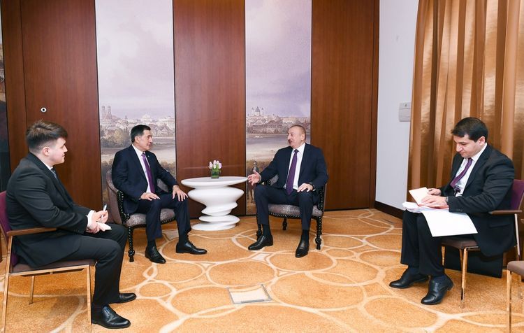 President Ilham Aliyev met with Secretary General of Shanghai Cooperation Organization in Munich