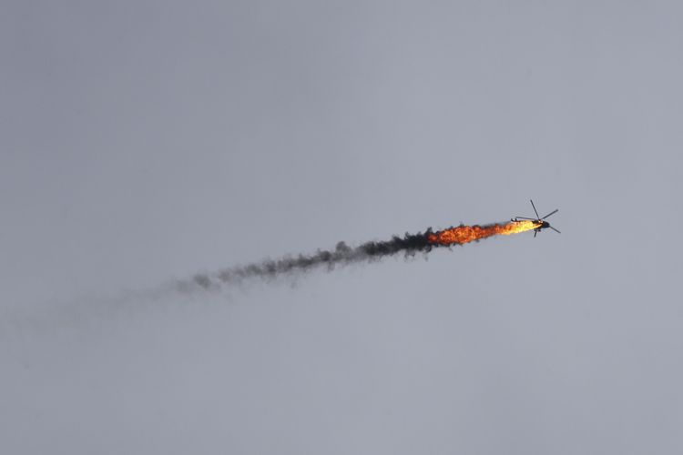 Syrian Armed Forces helicopter shot down in Aleppo