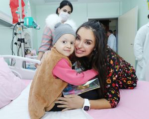 Vice-President of Heydar Aliyev Foundation Leyla Aliyeva meets with children suffering from oncological diseases