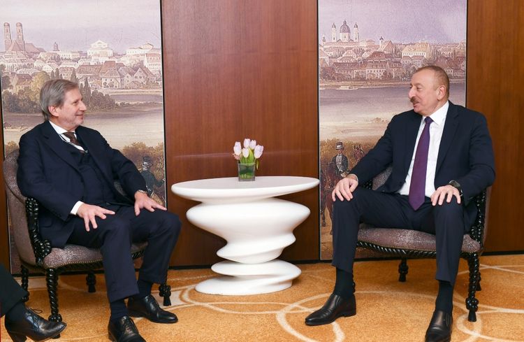 President Ilham Aliyev met with European Union Commissioner in Munich - UPDATED