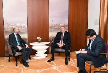 President Ilham Aliyev met with president and CEO of International Crisis Group in Munich  - UPDATED