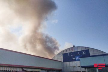 Azerbaijani MES extinguishes the fire at "Sadarak" Shopping Centre in Baku - PHOTO - VIDEO - UPDATED-2