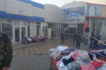 Azerbaijani MES extinguishes the fire at "Sadarak" Shopping Centre in Baku - PHOTO - VIDEO - UPDATED-2