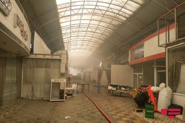 Azerbaijani MES extinguishes the fire at "Sadarak" Shopping Centre in Baku - PHOTO - VIDEO - UPDATED-2