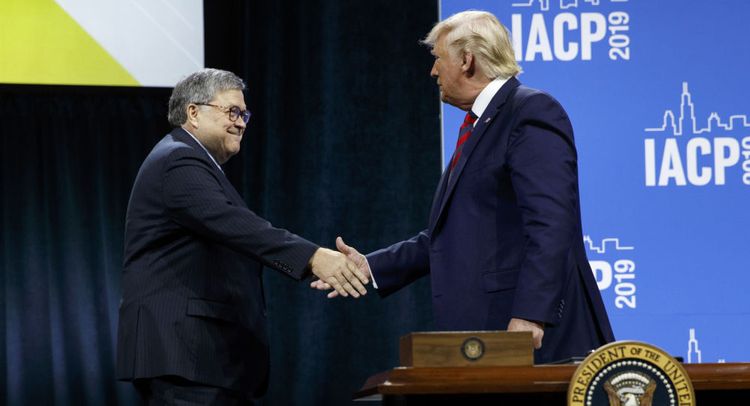 Trump says he has ‘total confidence’ in Attorney General Barr after criticism of tweets