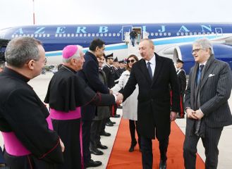 Azerbaijani President embarks on state visit to Italy