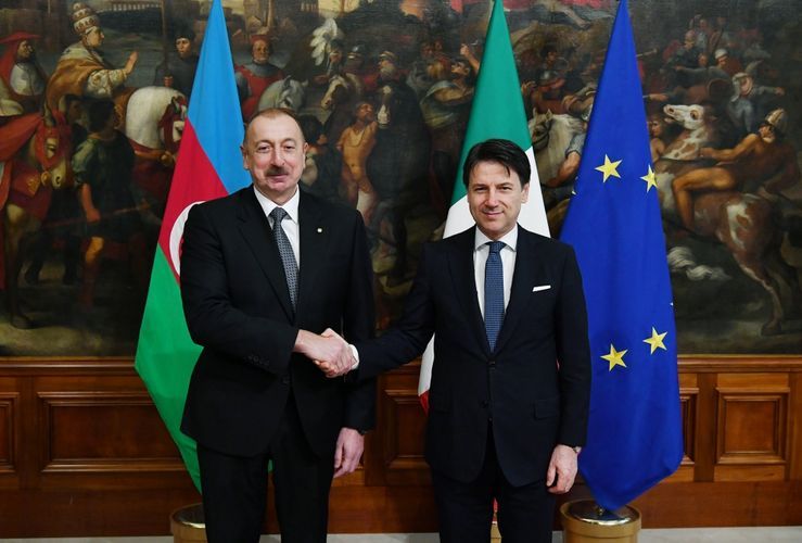 President Ilham Aliyev meets with Chairman of the Council of Ministers of Italy Giuseppe Conte - UPDATED