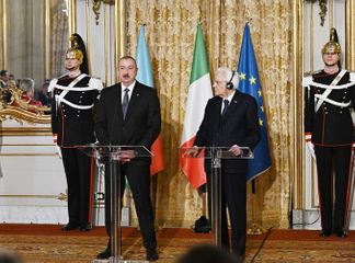 Azerbaijani, Italian presidents made press statements  - UPDATED