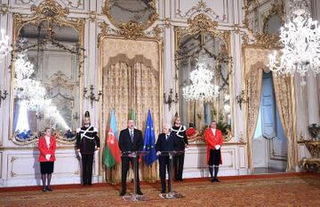 Azerbaijani, Italian presidents made press statements  - UPDATED