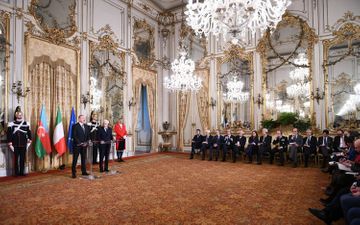 Azerbaijani, Italian presidents made press statements  - UPDATED