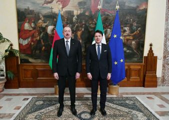 President Ilham Aliyev meets with Chairman of the Council of Ministers of Italy Giuseppe Conte - UPDATED