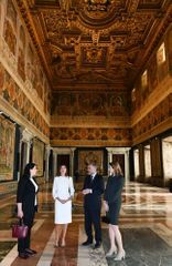First lady Mehriban Aliyeva viewed Quirinale Palace in Rome - UPDATED