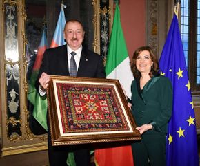 Azerbaijan’s President Ilham Aliyev meets with President of Italian Senate