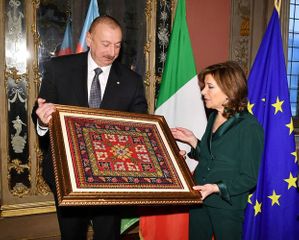 Azerbaijan’s President Ilham Aliyev meets with President of Italian Senate